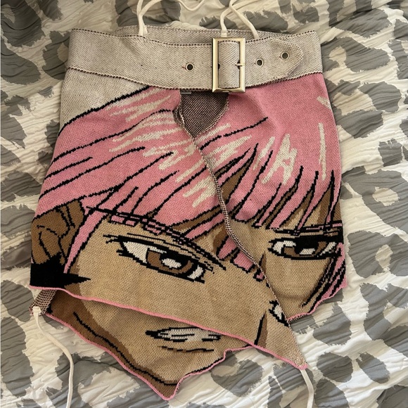 1XBLUE SSENSE EXCLUSIVE BLUE ANIME TANK TOP - Picture 2 of 5